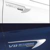 2pcs Vent Fender Trim Emblem Blade Logo V8 BITURBO 4MATIC+ for Mercedes Benz AMG V8 C200 C300 E300 E400 W213 Car Side Stickers