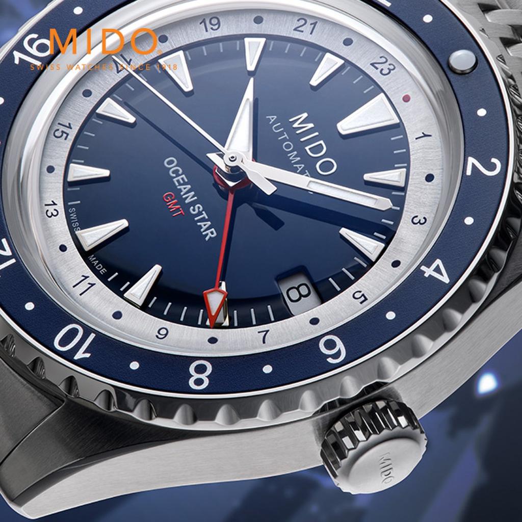 [Mido] Ocean Star GMT Shark M0268291804100