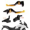 Bruce & Shark Adjustable Clutch Lever Brake Lever for CB50OF CBR500R CBR250R CBR30ORR CB300F Gold