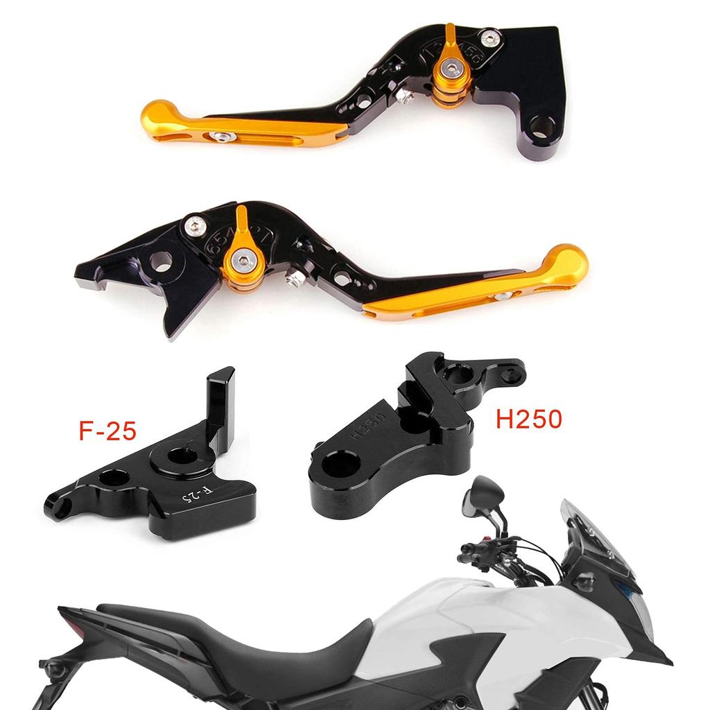 Bruce & Shark Adjustable Clutch Lever Brake Lever for CB50OF CBR500R CBR250R CBR30ORR CB300F Gold