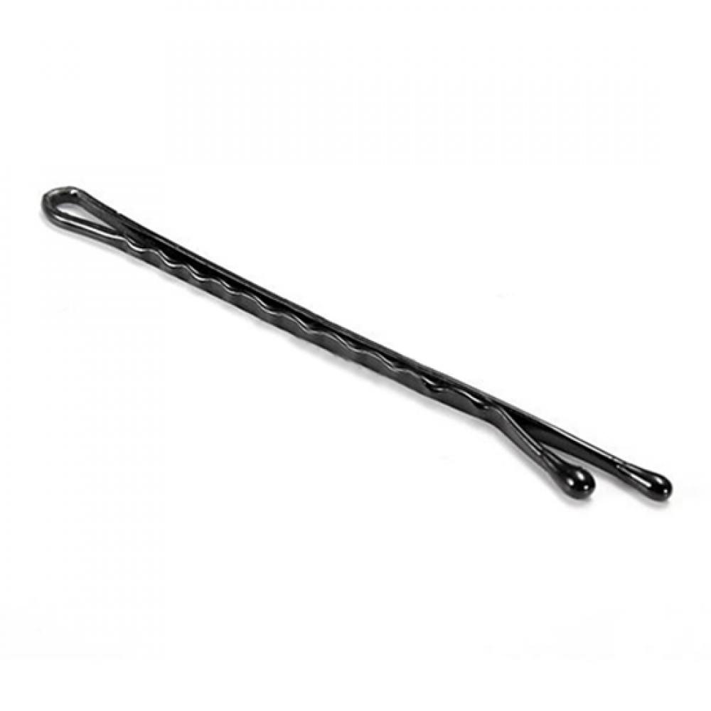 60Pcs Retro Style Metal Waved Hair Clips Bobby Salon Pins Grip-s Hairpins Barrette Black Clips