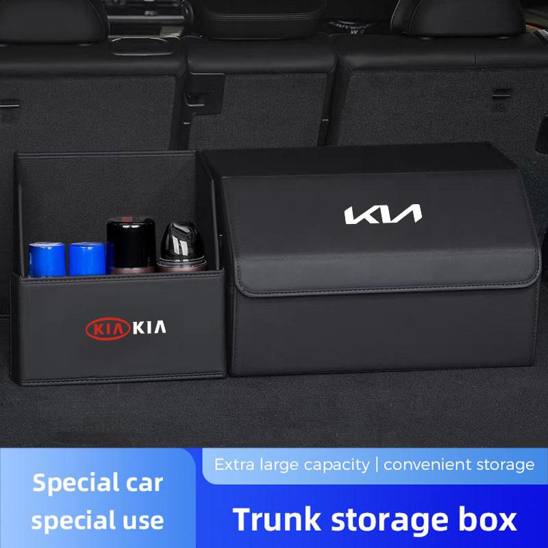 Boîte d'organisation de coffre de voiture Grande capacité Sac de rangement multi-usages pour outils Pour KIA K5 K9 Sorento Ceed RIO Sportage EV9 Stinger Niro Soul