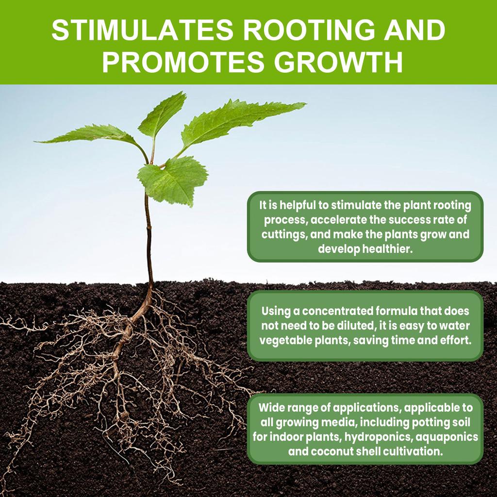 Soluție nutritivă pentru plante cu înrădăcinare rapidă Stimulator de rădăcini pentru supliment de stimulare a creșterii plantelor Nutrient pentru plante cu înrădăcinare rapidă