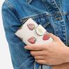 New COACH Coated Canvas Wallet Mini Women's White CAP01-IMCAH