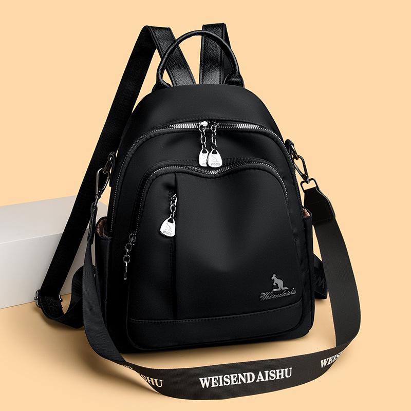 Oxford-Stoff Mode Rucksack: Vielseitige, großvolumige, lässige Reisetasche für Damen