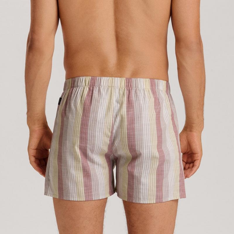 Hanro Cueca Boxer Masculina 74013 Listrada Bluewood