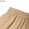 ZANZEA Bluză cu mânecă scurtă și fuste lungi pentru femei Seturi de costume casual din două piese