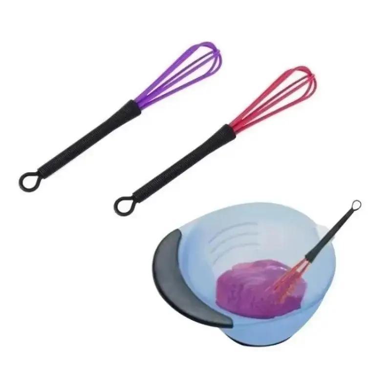 1 Pcs Portable Manual Eggs Beater Kitchen Baking Plastic Mixing Cream Frothing Tool Hair Salon Hair Dye Mixing Product