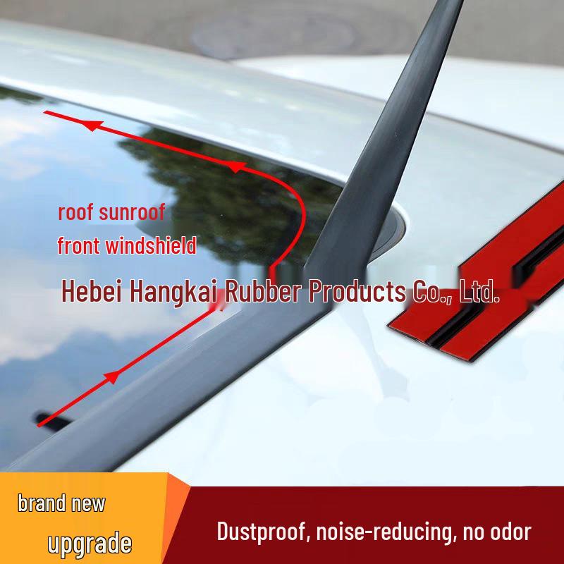 

T-Shaped Rubber Sealing Strip for Car Windows and Sunroof: Prevents Water Leakage and Reduces Noise 14mm - Per Meter Price