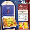 Student Certificate and Document Book - Thick A4/A3/A5 Storage for Test Papers and Honors