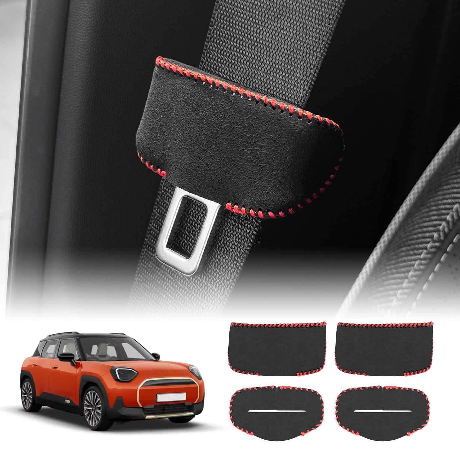 

KUNGKIC Mini Cooper J05 ACEMAN Aceman 2024 2025 Seat Belt Buckle Cover Protective Cover