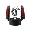 Harley LED Tail & Brake Light for Big Glide, Road King: Dual Highway Rear Fender Signals