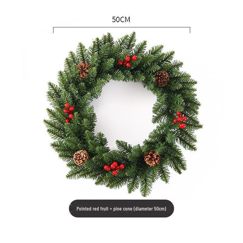 Popular Christmas Wreath - Available In Sizes 30/40/45/50/60CM for Malls and Hotels