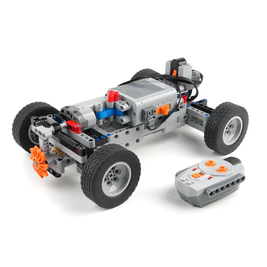 Technologisches Allrad-RC-Auto-Chassis Bausteine Teile Verfügbar Mit Fernbedienung Motor Puzzle Spielzeug MOC Steine