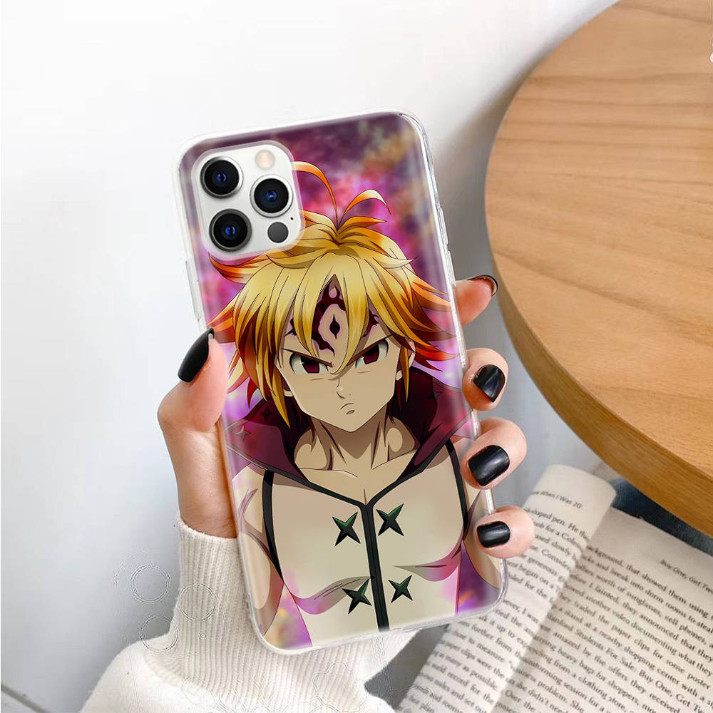 Sieben Todsünden TPU-Hülle für iPhone XR 7 8 14 15 11 12 13 X XS Pro Max Xiaomi Redmi 13C Hinweis 9 Samsung A22 S23 S24 Ultra Plus VIVO