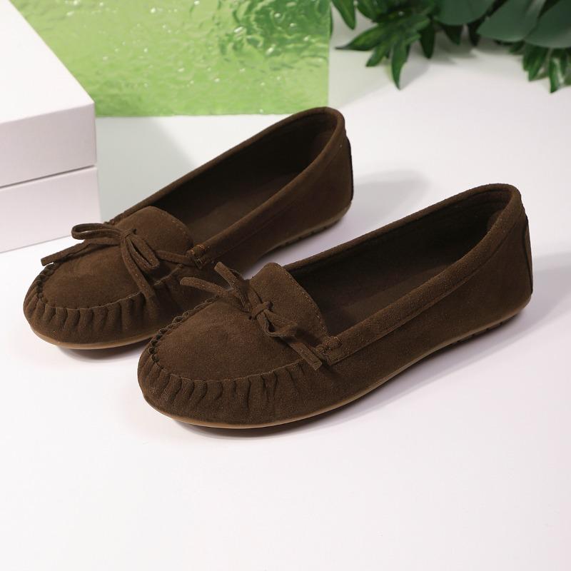Fashion 2025 Brand Ladies Shoes Shallow Women's Flats Fashion Butterfly-knot Casual Plus Size Comfortable Best Seller Flat Low Heels