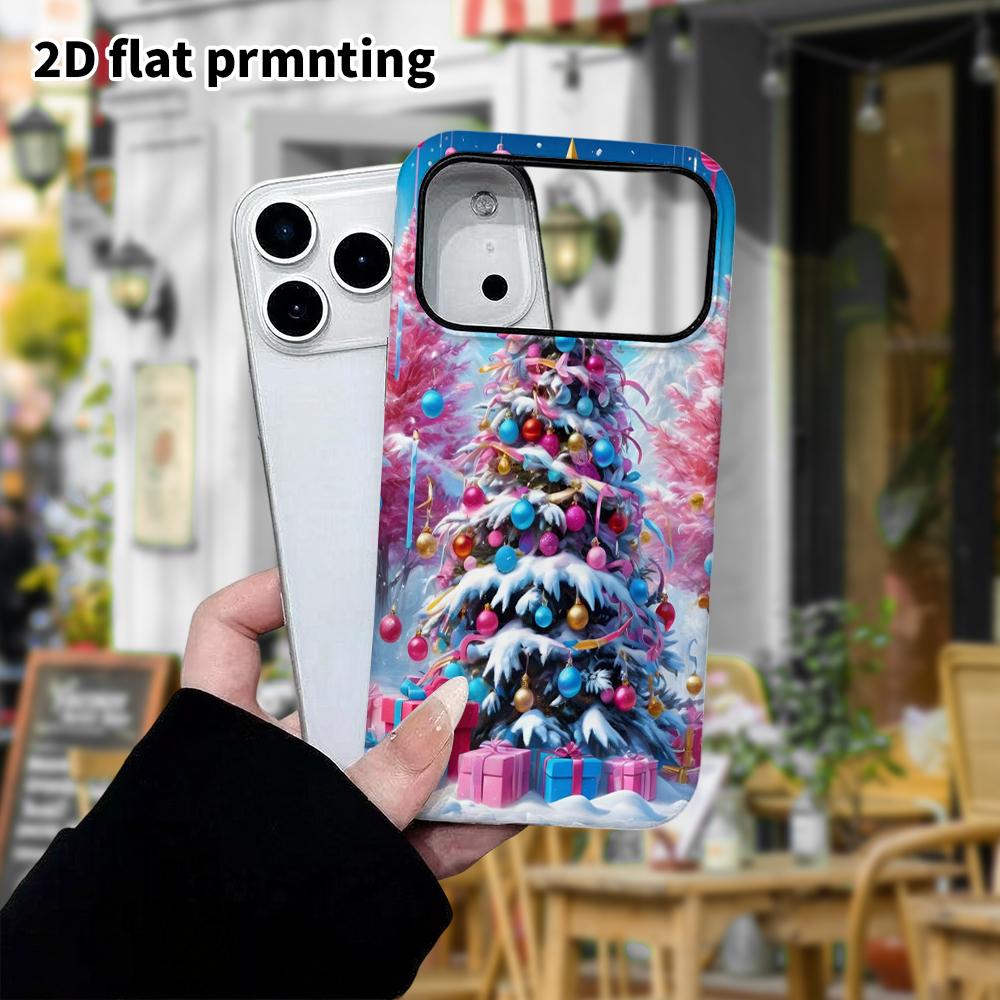 Phone Case: 2D Flat Design Suitable for iPhone 18 17 16 15 14 13 Pro Film Protective Case, Couple Style, Colorful Candy, Christmas and Halloween Holid