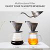 100 Pieces Coffee Filter Paper Disposable Wood Pulp Conical Coffee Strainer (V01 Filter Paper 100 Sheets)
