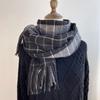 Female Autumn and Winter Everything New British Classic Imitation Cashmere Plaid Sha Fashion Winter Plaid Scarf XWJ117