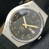 AUTOMATIC 8200 VINTAGE JAPAN MENS BLACK COLOR DIAL WATCH A702128-5 R208-a702128