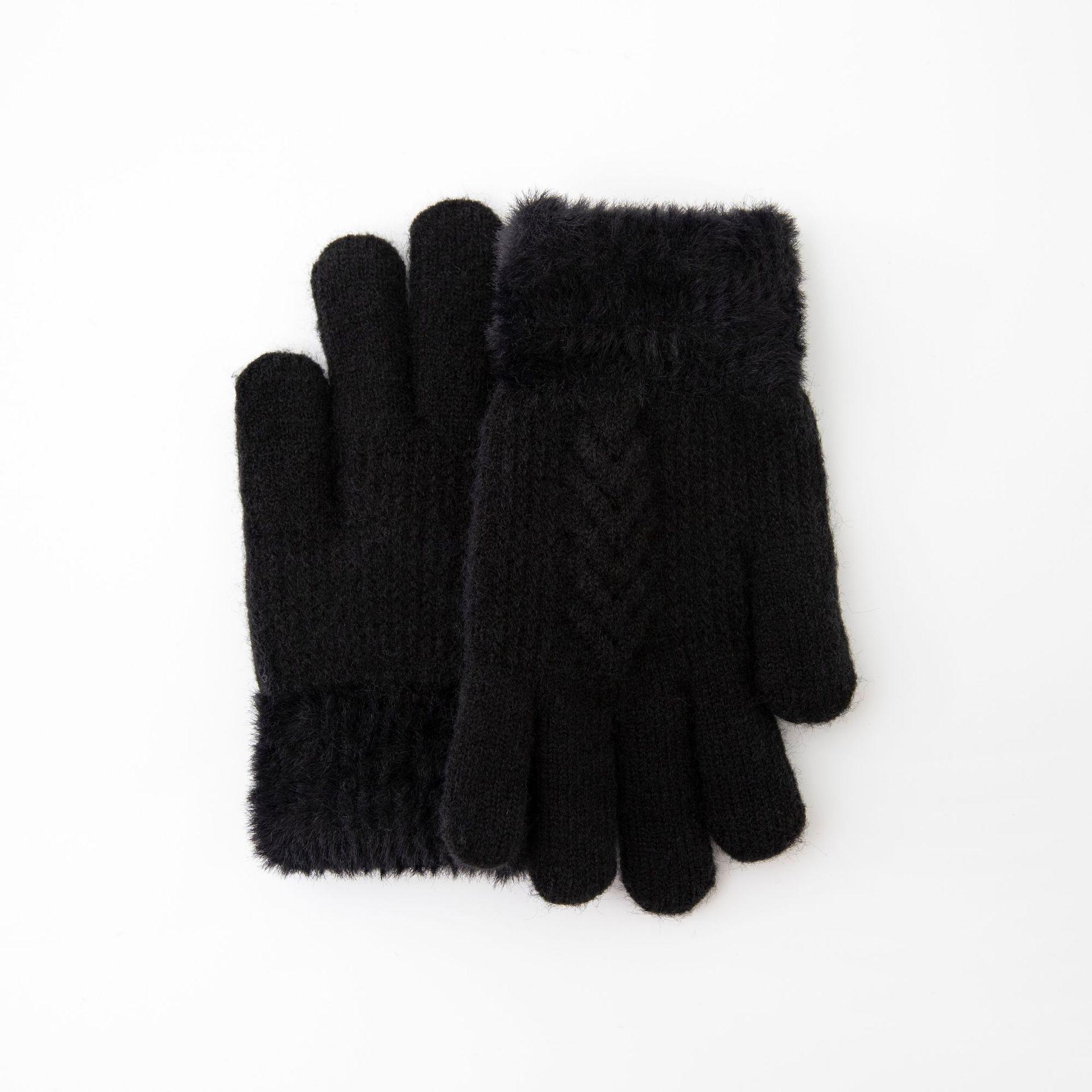 

Детские зимние перчатки Двухслойные Толстые Теплые Термоподкладка из флиса Ветрозащитные Вязаные перчатки для детей Мягкие плюшевые перчатки для игр на улице