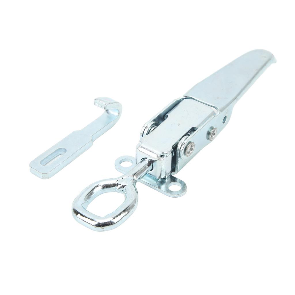 Trailer Spring Hasp Heavy Duty Galvanized Iron Door Handle Buckle Hasp Safety Lock Clamp Latch for RV Camper Caravan