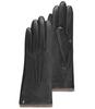 Isotoner Women's Full Grain Lambskin Gloves with Cashmere Lining In Black