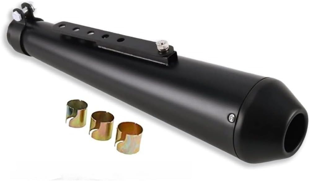 

Slip-on Muffler, Bike Silencer, Universal Use, 1.5 - 1.8 inches (38 - 45 mm), чёрный