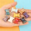 CH73 5Pcs Bear Strawberry Beads Beautiful Multicolor Beads Handmade Diy Necklace Bracelet Jewelry Handmade Beads Accessories