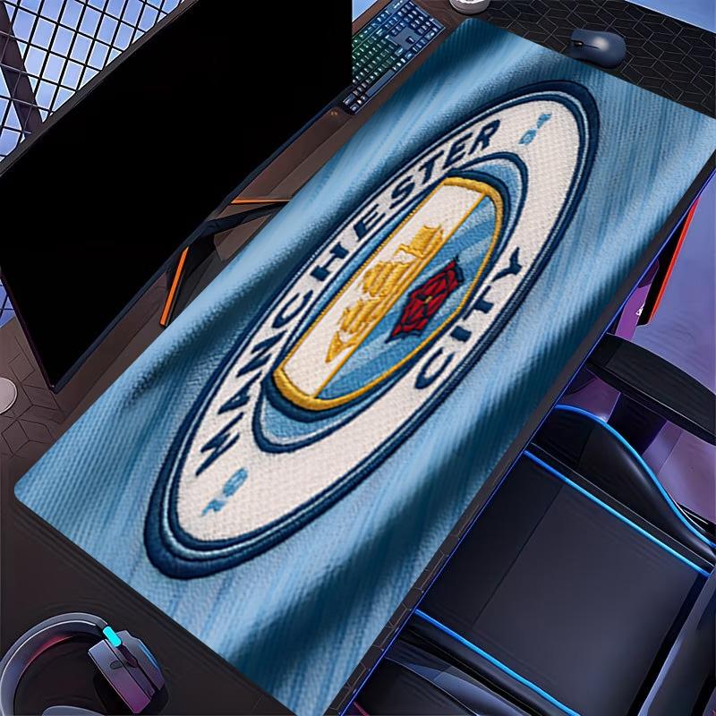 Manchester City FC Print Mouse Pad, for Keyboard Pad Laptop PC Mat for Office Home Use, Desk Decor, Perfect Birthday Gift for Gamers