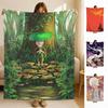 Anime MMushishi Journey Throw Soft Flannel Blanket for Bed Bedroom Sofa Picnic Throw Skinfriendly Breathable Gift Cover