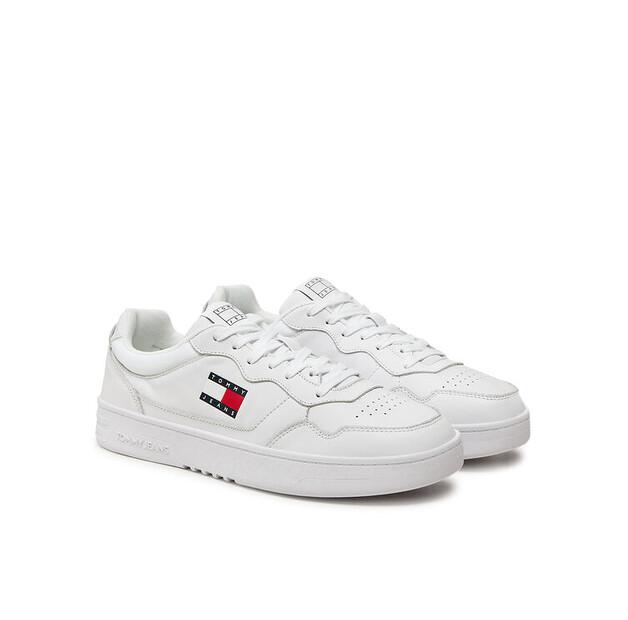 Мужские кроссовки Tommy Jeans Tjm cupsole кожа ess em0em01443 белые