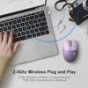 Mofii Мила Кішка 2.4G Бездротова Миша, USB Приймач Plug and Play, 3 Регульовані DPI, Сумісна з Ноутбуком, ПК, Комп'ютером