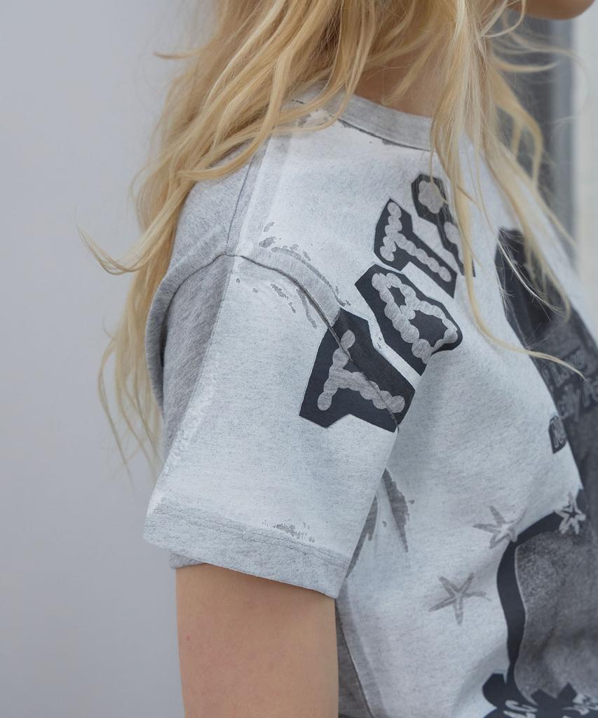 LCDC™ Printed T-Shirt (Melange Grey)