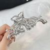 Hair Claws Irregular Shape Punk Style Non-Slip Solid Color Bow-knot Lady Hair Clips Student Accessory