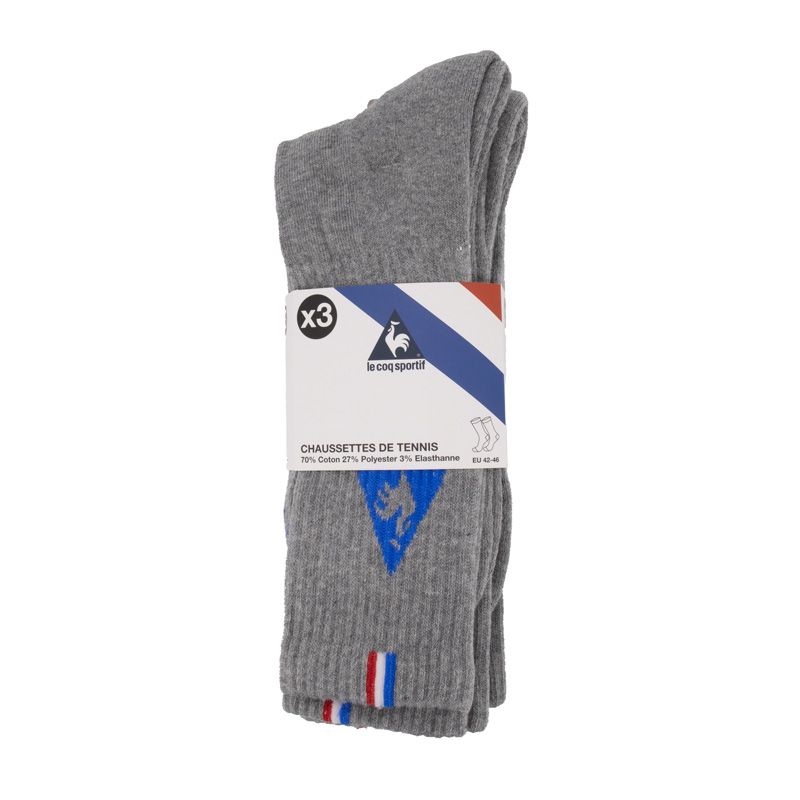 

Теннисные носки набор из 3 пар белых Мужские LE COQ SPORTIF 42/46 белый