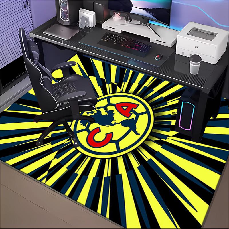 Club America Emblem Rug Game Carpet, Floor Mat for Bedroom Living Room Entryway Rug, Home Decor Idea Gift for Christmas birthday