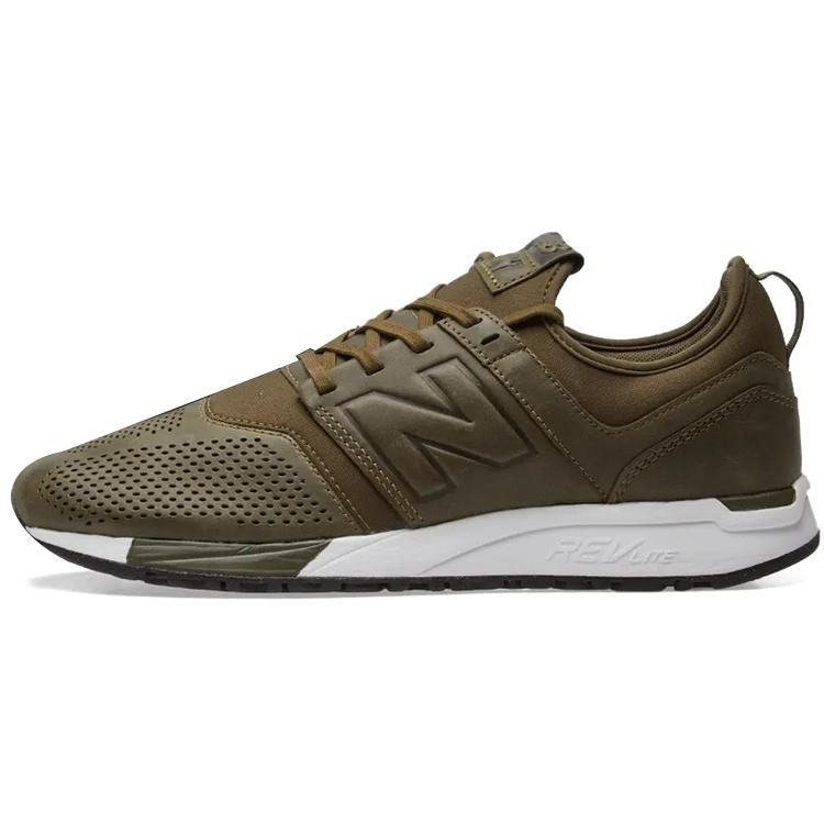 247 New Balance Кожаные  Оливковые  MRL247NO 37
