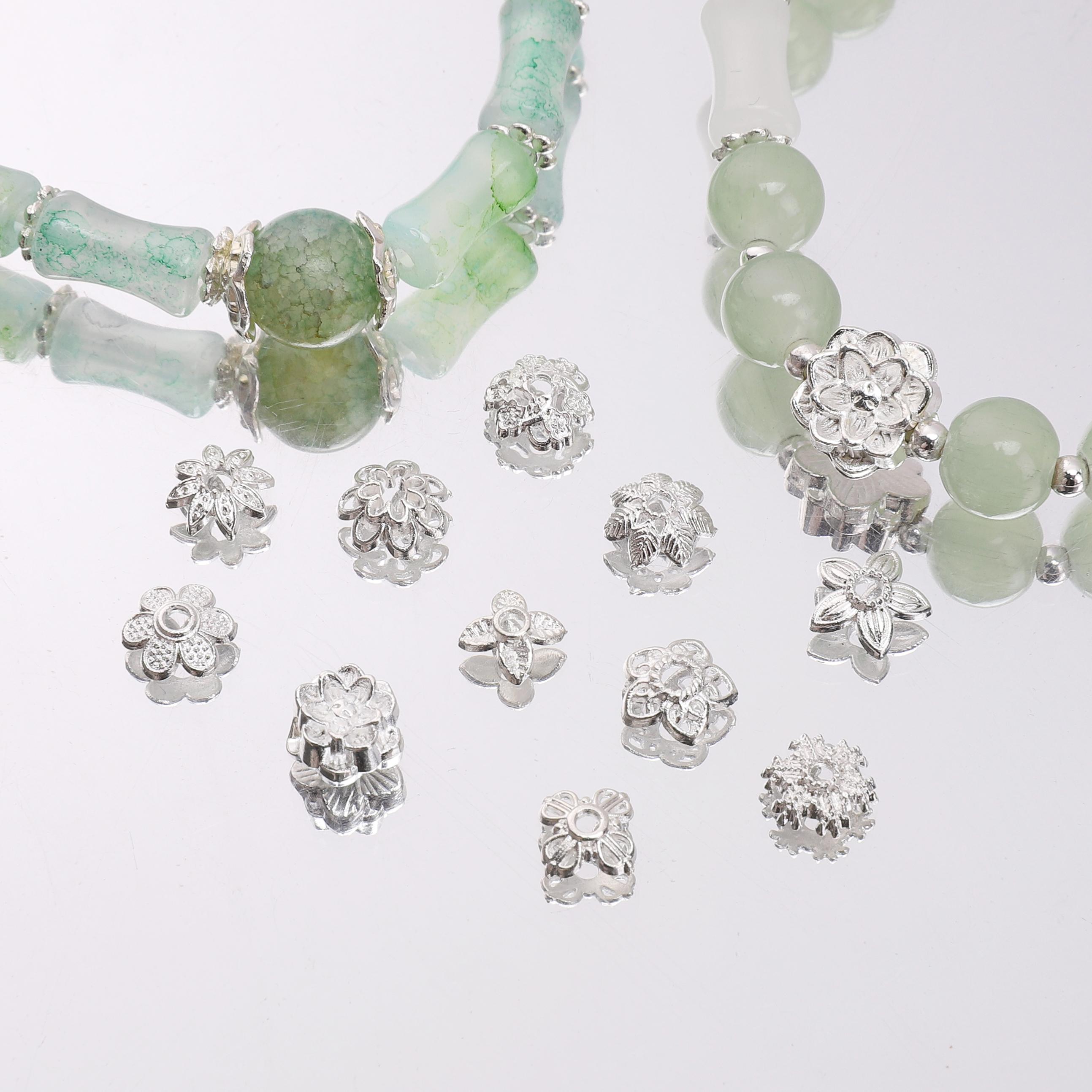 

Сплав Цветок Поднос Разделитель Аксессуары Подвески Подвеска Для Изготовления Ювелирных Изделий DIY Серьги Ожерелье Браслет 17 mixed size 50g