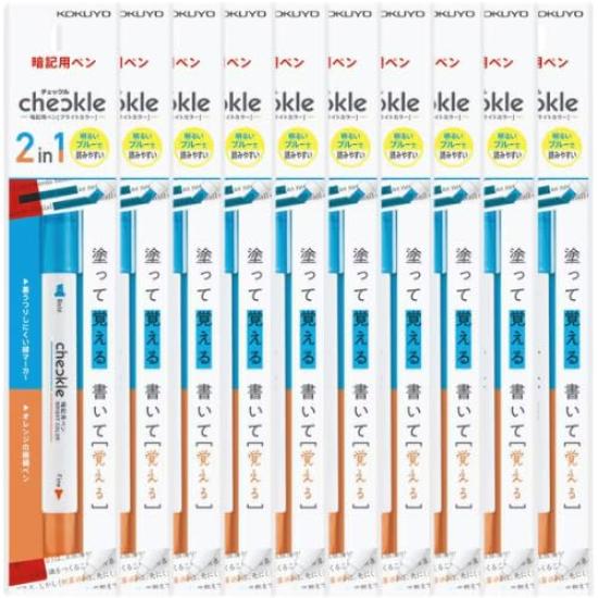

KOKUYO Checkle Ручка для запоминания Яркий цвет Набор из набора, (PM-M221N-1P, 10)