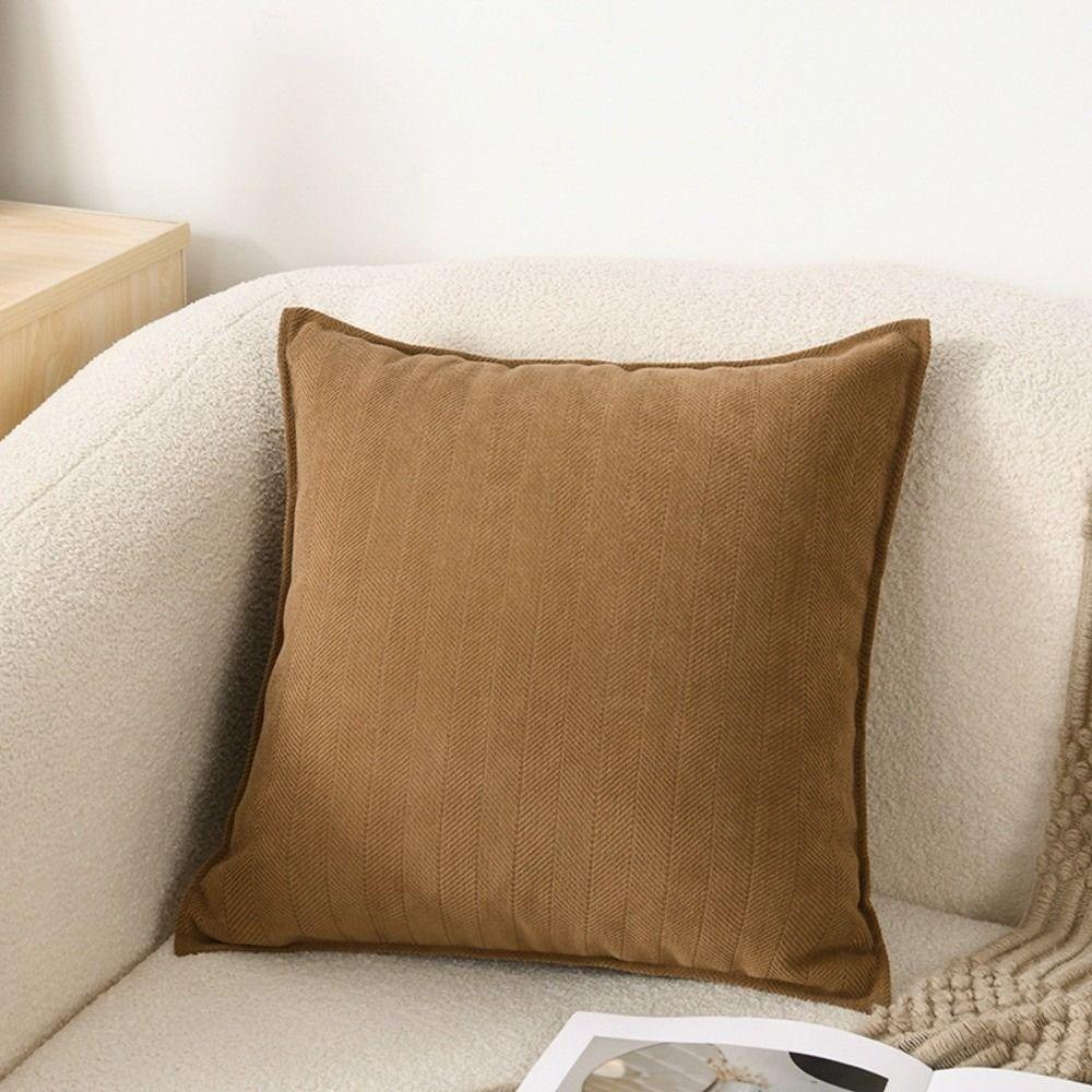 18inch Square Chenille Cushion Covers Polyester Pillow Cases New Throw Pillowcase  Home Decoration