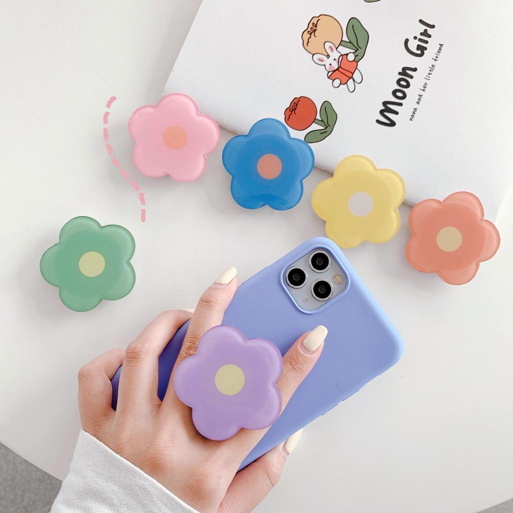 Korean Style Floral Resin Airbag Phone Holder