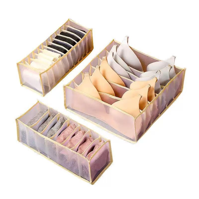 Clothing & Accessories Grid Organizer: Drawer-Type Storage for Jeans, Socks, and Underwear