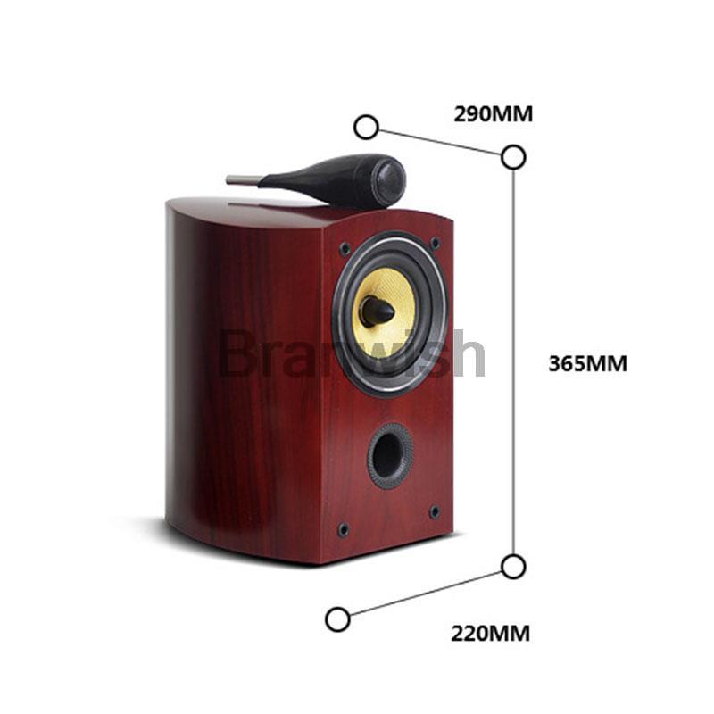 5.5 Inch Fever Passive Bookshelf HiFi Speaker Two-Way 100W Professional Audio Monitor Speakers Sound Box High Power Speaker