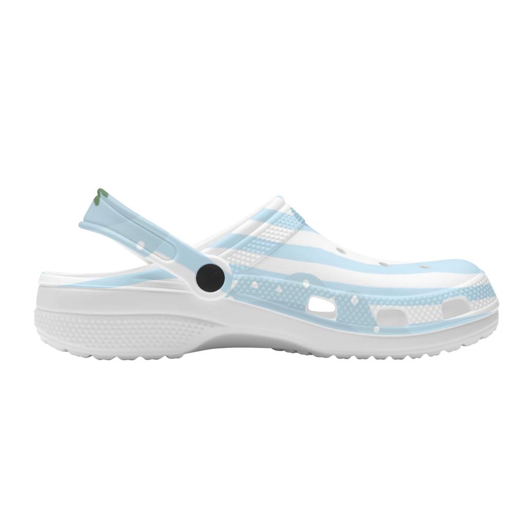 Women Men Cartoon Printed EVA Clogs Lightweight Breathable Slip On Casual Footwear Soft Sole Summer Sandals Daily Walking
