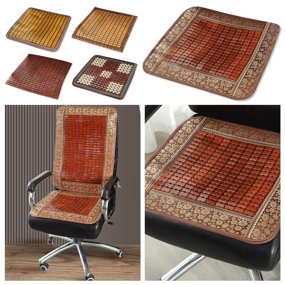 Wear-resistant Bamboo Summer Cushion Cool Summer Seat Cushion Home/Office Cool Mat