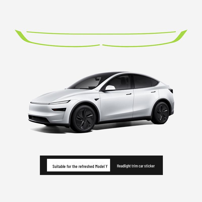 Color-Changing Headlight Trim Stickers for Model Y/3