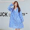 Rainproof Raincoat for Women, Breathable Long Style, Fashionable Hiking Waterproof Poncho for Adults, Can Be Worn Outside, Thin Quick-Dry Model for