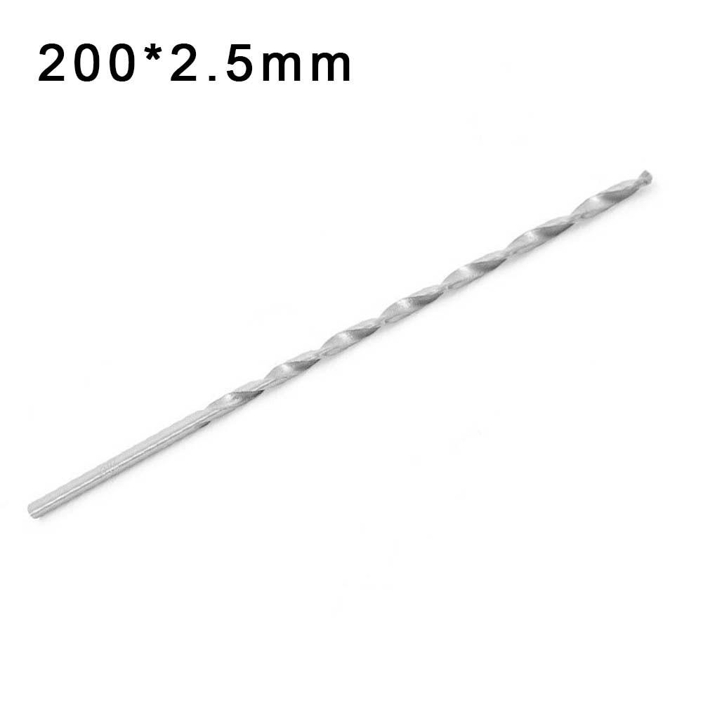 Foret HSS pour perçage du métal, tige droite, équipement d'atelier, extra long