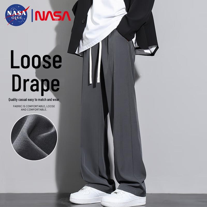 NASA GISS Men s Loose Straight-Leg Casual Pants 2XL